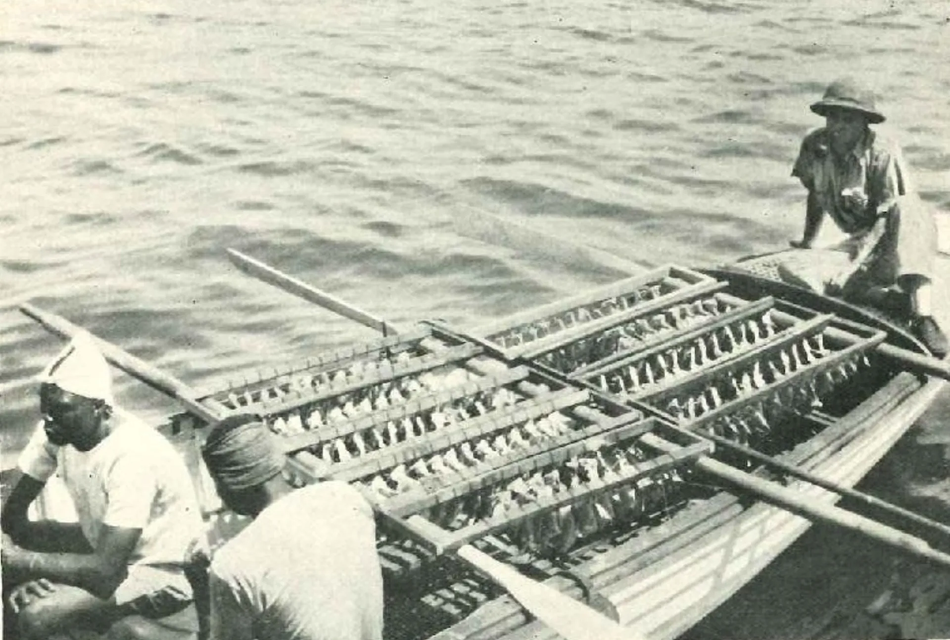 Michael Graham aboard the SS Kavirondo during the 1927 survey